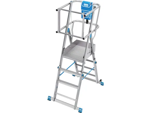 telescoop-platformladder,bordes HxBxD 150x500x600mm