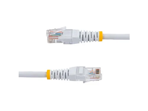 15m Cat5e Gegoten RJ45 UTP Netwerkkabel wit
