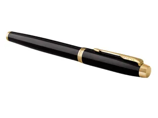 Vulpen Parker IM Black Lacquer GT Finish Fijn Blauwe inkt - 8