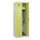 locker,HxBxD 1850x600x500mm,2vak,vak B 300mm,cil.-slot,staand op vloer