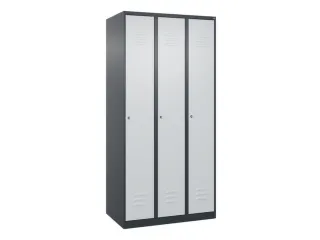 locker voor scheiding van kleding,HxBxD 1850x900x500mm,3vak - 1