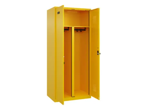 PBM-locker,HxBxD 1850x800x500mm,2vak,vak B 400mm,draaigrendel