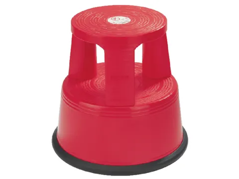 Opstapkruk Desq 420mm kunststof rood