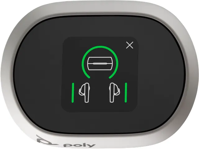 Voyager Free 60+ UC M White Sand Earbuds + BT700 USB-A-adapter + oplaa