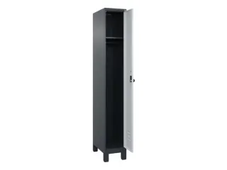 locker,HxBxD 1950x300x500mm,1vak,vak B 300mm,draaigrendel,voeten - 2