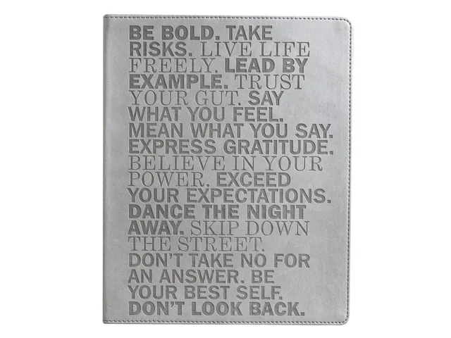 Carnet de notes Èccolo Gray Be Bold ligné env. 20x25cm 80g 256 pages