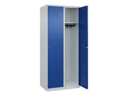locker,HxBxD 1850x800x500mm,2vak,vak B 400mm,cil.-slot,staand op vloer