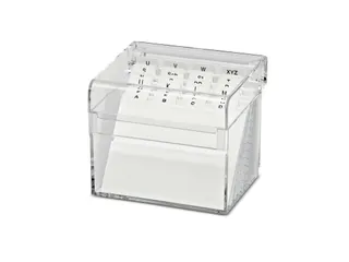 Kaartenbak Maul A7 + Index Acryl Glashelder - 6