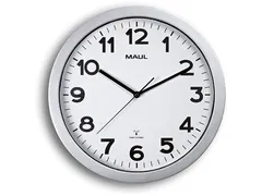 MAULstep wandklok, radiogestuurd, diameter 35 x 5 cm, kunststof kader,