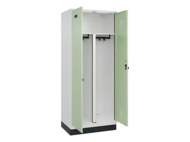 PBM-locker,HxBxD 1950x800x500mm,2vak,vak B 400mm,draaigrendel