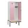 locker met bank,HxBxD 1950x800x815mm,2vak,vak B 400mm,cilinderslot