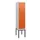 dubbeldekse locker,HxBxD 1950x400x500mm,1x2vak.,vak B 400mm