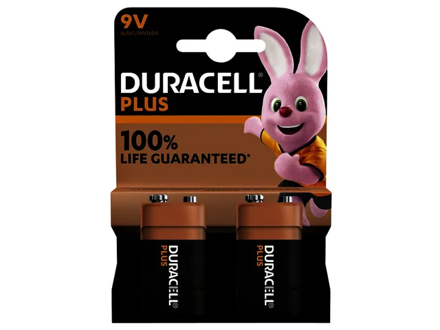Batterij Duracell Plus 2x 9Volt