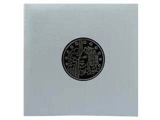 Muntenverzamelalbum Exacompta 24.5x25cm 5 vel à 43 vakjes 4-rings gri - 1