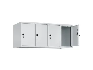 opzetkast,v. locker,4vak.,vak B 300mm,HxBxD 500x1200x500mm - 1