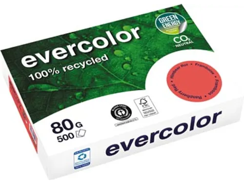 Evercolor papier A4 80g 500 vel framboos