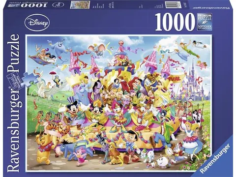Puzzel Ravensburger Disney optocht 1000 stukjes