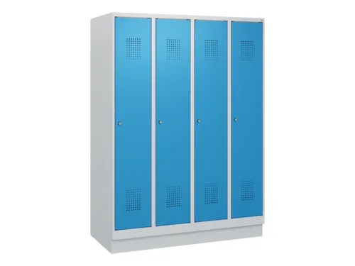 schoollocker,HxBxD 1630x1200x500mm,4vak,vak B 300mm,cil.-slot,sokkel