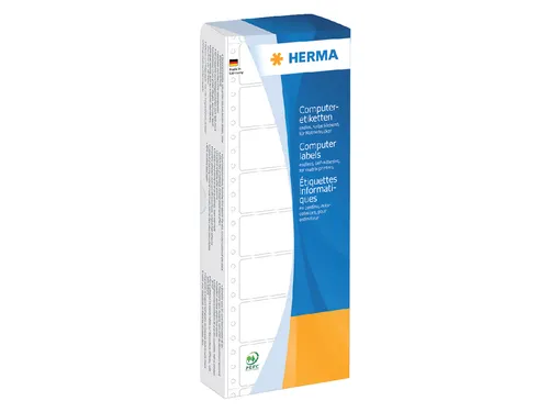 Etiket Herma 8181 88.9x35.7mm 1-baans Geel 2000 stuks