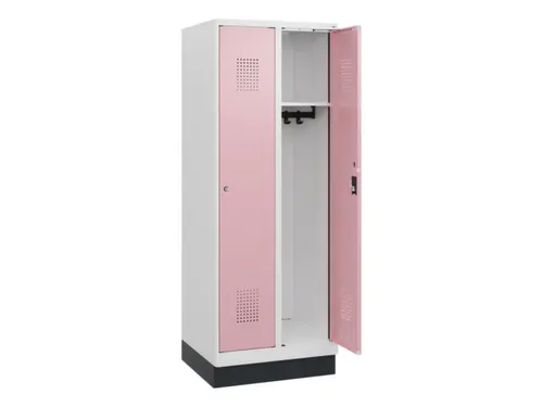 schoollocker,HxBxD 1630x600x500mm,2vak,vak B 300mm,cil.-slot,sokkel