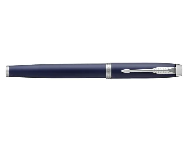 Vulpen Parker IM Matt Blue CT Finish Medium Blauwe inkt