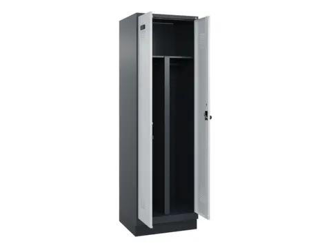 PBM-locker,HxBxD 1950x600x500mm,2vak,vak B 300mm,draaigrendel