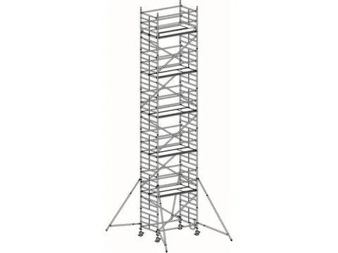 rolsteiger,reik H 12,4m,steiger H 11,64m,5platform(s),m. luik