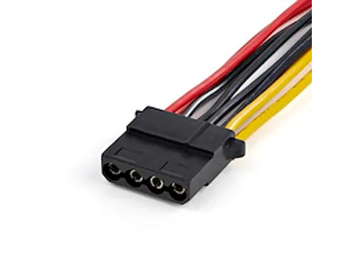 SATA naar LP4 Voedingskabel Adapter 4 Pin LP4 Molex(F)-Dual SATA(M)
