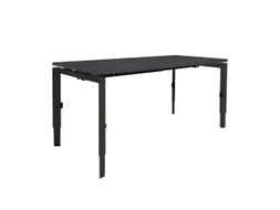 Bureau Linesto N3 hoogte instelbaar 120x80cm houtprint schaduw zwart