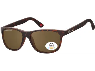 Zonnebril Montana met bruin gepolariseerd glas mat turtle - 2