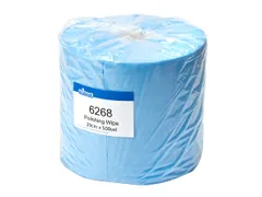 Poetsdoek Blauw Non Woven Pluisarm Rol 29cmx190mtr