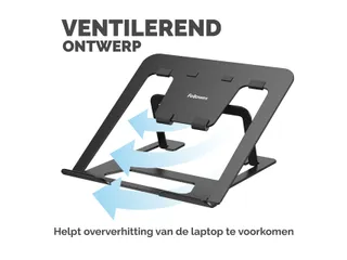 Laptopstandaard Fellowes Alumia zwart - 14