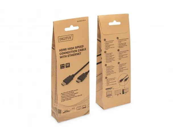 HDMI Premium High Speed-aansluitkabel Type A M/M 2m met Ethernet UHD