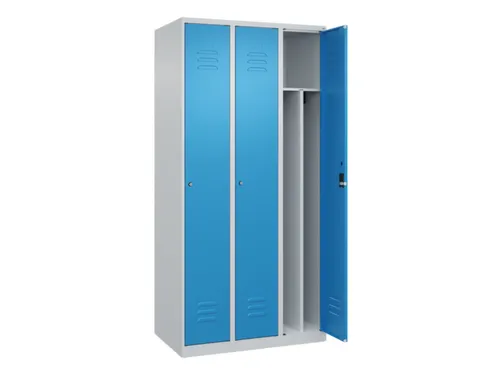 locker voor scheiding van kleding,HxBxD 1850x900x500mm,3vak