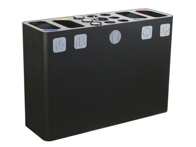 Afvalverzamelstation,3X100L,Romp Wit