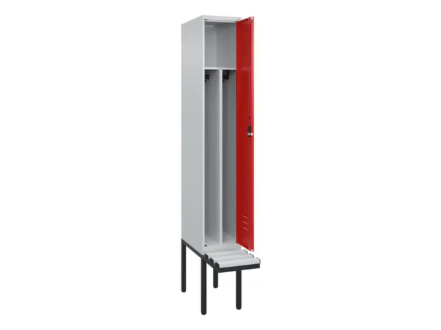locker voor scheiding van kleding,HxBxD 2120x300x815mm,1vak