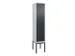 locker voor scheiding van kleding,HxBxD 2120x400x500mm,1vak