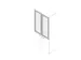 armoire à portes vitrées,HxlxP 2000x900x450mm,4xsol en bois,5 HC