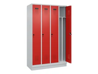 locker voor scheiding van kleding,HxBxD 1950x1200x500mm,4vak - 1