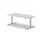 Elektrisch ihv bureau,HxBxD 650-1310x1800x1000mm,blad wit