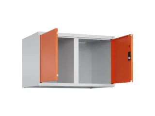 opzetkast,v. locker,2vak.,vak B 400mm,HxBxD 500x800x500mm,vleugeldeur - 2