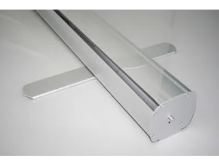 anti-speekselscherm,PET-folie,glashelder,frame aluminium - 4