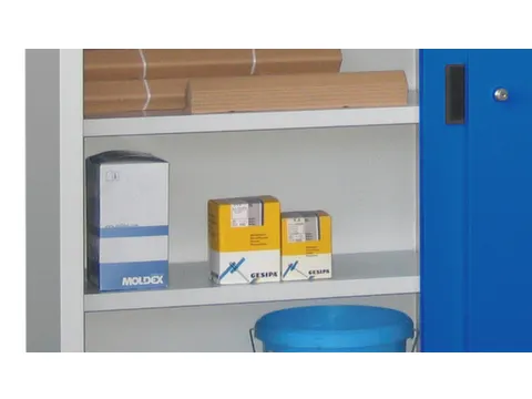 Stalen bodem,v. schuifdeurkast,BxD 750x600mm,draagverm. 80kg,RAL9005