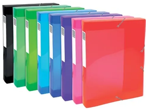 Iderama Elastobox, Uit Pp, Rug Van 40mm, Assorti kleuren