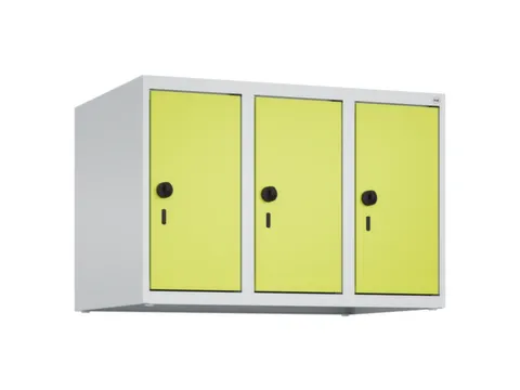 opzetkast,v. locker,3vak.,vak B 250mm,HxBxD 500x750x500mm,vleugeldeur