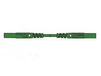 Meetsnoer Met Contactbeveiliging 1m, Groen, Rechte Bus 4mm - Mlb/gg-sh