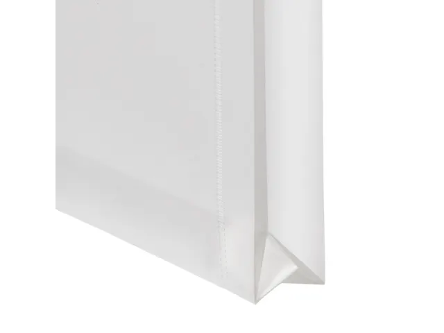 enveloptas transparant A4 met stretchplooi perforatierand en klittenba