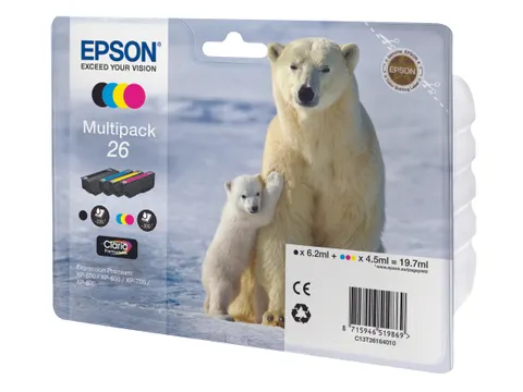 Multipack 4-colours 26 Claria Premium Ink