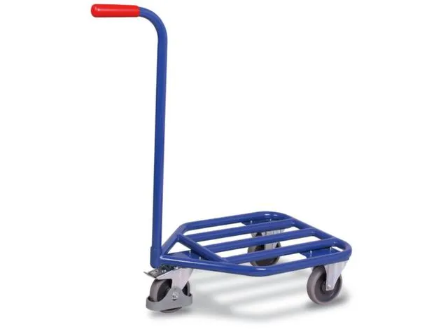 Platformwagen Duwstang 150kg Laadvlak Van Stalen Buis 565x450mm