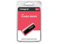 USB-stick 2.0, 64GB, zwart